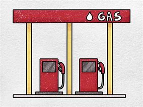 Image result for Simple Gas Station Drawing
