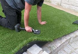 Image result for How to Lay Fake Grass