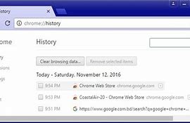 Image result for Google Chrome Homepage History