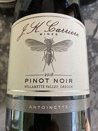 Image result for J+K+Carriere+Pinot+Noir+Cuvee+Lola