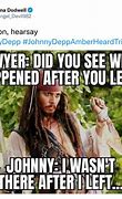 Image result for Johnny Depp and Amber Heard Memes