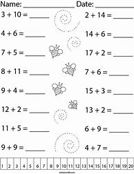 Image result for Addition within 20 Worksheets
