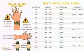 Image result for Watch Size Chart Printable