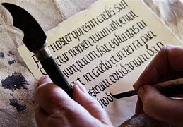 Image result for Medieval Writing
