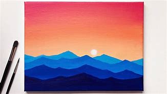 Image result for Acrylic Painting Ideas On Canvas for Beginners