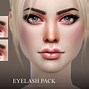 Image result for Sims 4 Eye Lashes CC Black
