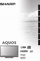 Image result for Sharp AQUOS Quattron Manual