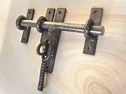 Image result for Rustic Metal Gate Locks