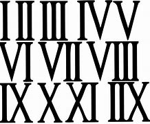 Image result for Roman Numeral Pattern