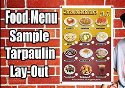 Image result for Eatery Tarpaulin Design