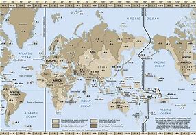 Image result for Internation Date Line in World Map