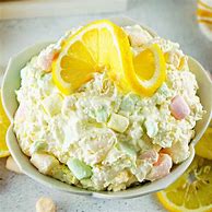 Image result for Lemon Jello Fluff Salad
