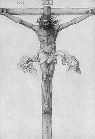 Image result for Jesus On Cross Sketch