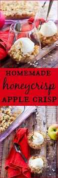 Image result for Honeycrisp Apple Crisp Recipe