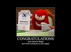 Image result for Sonic Boom Mayor Knuckles Meme