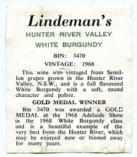 Image result for Lindeman's Hunter River Burgundy Bin 1970