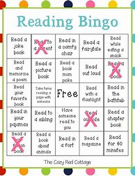 Image result for Reading Bingo for Kids
