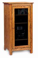 Image result for Solid Wood Stereo Cabinet