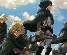 Image result for Attack On Titan Eren and Mikasa