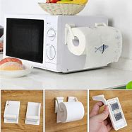 Image result for magnet paper towels holders with shelves