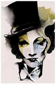 Image result for Marlene Dietrich Painting