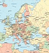 Image result for Map of Europe with Cities and Towns