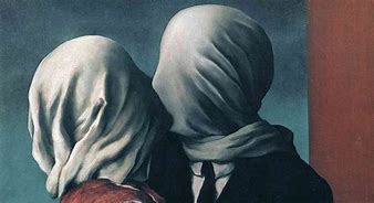 Image result for The Lovers by Rene Magritte