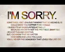 Image result for I'm so Sorry Song