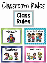 Image result for Preschool Classroom Rules Chart
