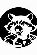 Image result for Rocket Raccoon Stencil
