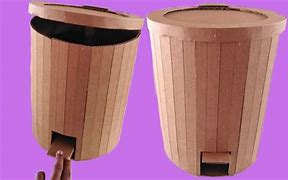 Image result for Cardboard Trash Bins