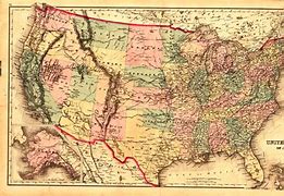 Image result for Vintage United States Map