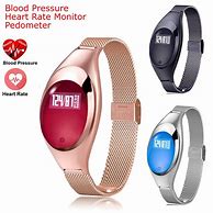 Image result for Blood Pressure Heart Rate Watches for Women