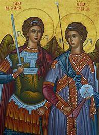 Image result for St Gabriel and Saint Michael Icon
