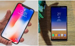 Image result for Samsung Note 8 vs iPhone X