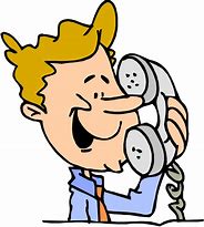 Image result for Making a Phone Call Cartoon