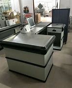 Image result for 48 in Retail Cash Register Check Out Counter with Showcase Front