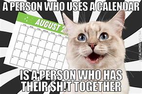 Image result for August Calendar Meme