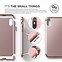 Image result for iPhone X Rose Gold with Clear Case