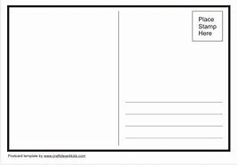 Image result for Make Your Own Postcard Template