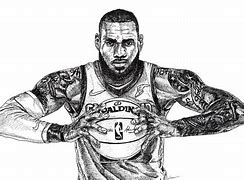 Image result for Cool LeBron James Drawings
