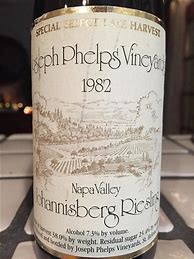 Image result for Joseph Phelps Johannisberg Riesling Special Select Late Harvest