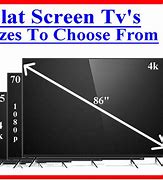 Image result for Biggest Flat Screen TV Dimensions
