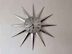 Image result for Retro Sunburst Wall Clock