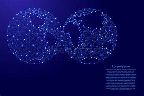 Image result for Stars Connected with Lines On a World Map