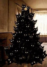 Image result for Crazy Cat Lady Christmas Tree
