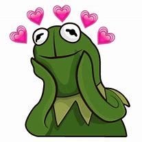 Image result for Kermit Heart Meme Sticker