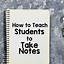 Image result for Teaching Kids Note Taking