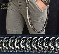 Image result for Stainless Steel Wallet Chains