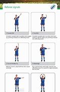 Image result for Rugby League Referee Hand Signals